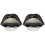 2Pcs Assorted Color Ceramic Lip Ashtrays for Tabletop and Home Storage 3