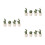 12Pcs Assorted Ceramic Bonsai Desktop Ornament Green Table Decoration 8