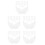 90Pcs Versatile Angel Wing Charms Plastic for DIY Party Outfits 10
