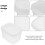 Clear Plastic Toast Box Bread Container for Home Fridge Storage 7
