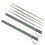 6Sets Durable Metal Chopsticks Multi-Color for Outdoor and Kitchen Use 1