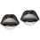 2Pcs Assorted Color Ceramic Lip Ashtrays for Tabletop and Home Storage 5