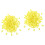 200Pcs Yellow Plastic Cord Locks Multi-Use Drawstring Rope Stoppers 6