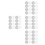 400Pcs Ps Jar Cap Liners White Foam Lid Liners for Kitchen Jar Sealing 9