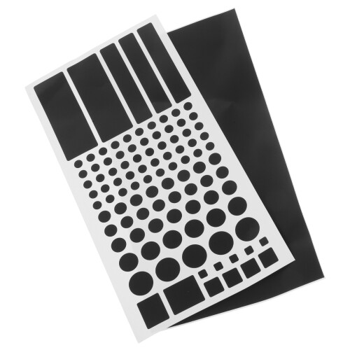 Black PVC Light Shading Stickers for Routers and LED Devices 2