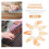 8Pcs Orange ABS Guzheng Nails Finger Picks Durable Protective Covers 6
