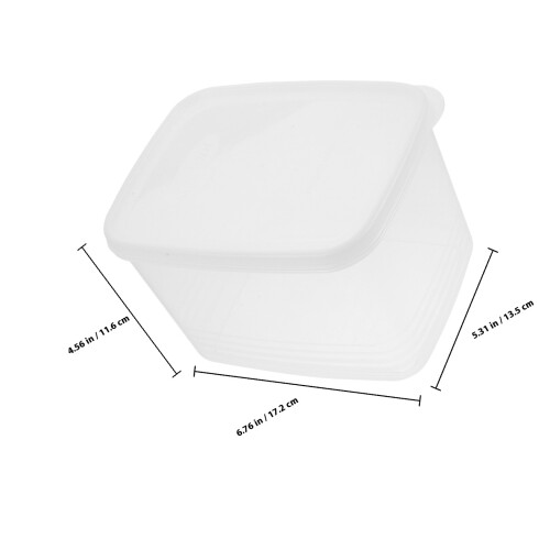 Clear Plastic Toast Box Bread Container for Home Fridge Storage 1