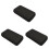 3Pcs Compression-Resistant Black Microphone Carrying Bags for Storage 2