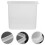 Clear Plastic Toast Box Bread Container for Home Fridge Storage 11