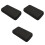 3Pcs Compression-Resistant Black Microphone Carrying Bags for Storage 3