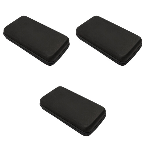 3Pcs Compression-Resistant Black Microphone Carrying Bags for Storage 2