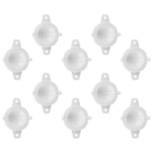40Pcs Household Dumpling Tools White PP Molds for Easy Dumpling Making