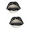 2Pcs Assorted Color Ceramic Lip Ashtrays for Tabletop and Home Storage 8