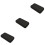 3Pcs Compression-Resistant Black Microphone Carrying Bags for Storage 5