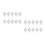 40Pcs Household Dumpling Tools White PP Molds for Easy Dumpling Making 7