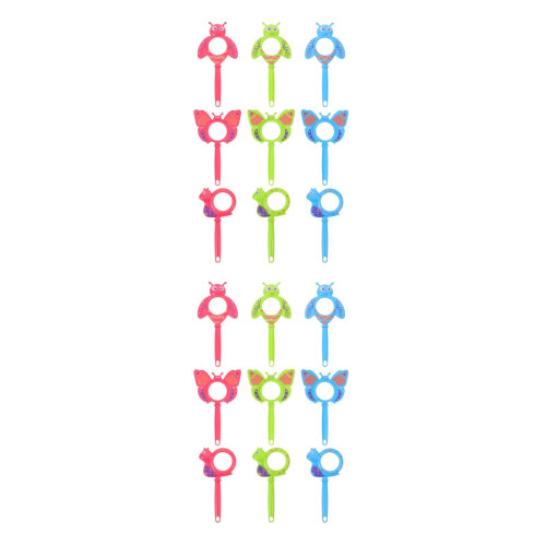 18Pcs Kids Handheld Plastic Magnifiers Assorted Colors for Outdoor Use 2