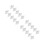 40Pcs Household Dumpling Tools White PP Molds for Easy Dumpling Making 4