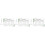 3Sets Home Use White Acrylic Memo Boards with Hanging Lanyard 6