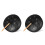 2Pièces Tambour Percussion Noir Bois Acier 6 Notes Facile À 2