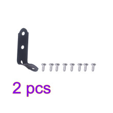 Black Car Glove Box Hinge Repair Kit Metal with Screws