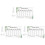 3Sets Home Use White Acrylic Memo Boards with Hanging Lanyard 4