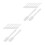 200Pcs White Plastic Face Mask Spatulas Mini for Creams and Makeup Use 6