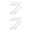 200Pcs White Plastic Face Mask Spatulas Mini for Creams and Makeup Use 7