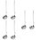 3Sets Stainless Steel Soup Spoons Set with Strainer Long Handle Silver 9