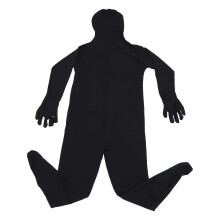 2Pcs Black Stage Show Bodysuit Convenient Clean Halloween Costume Set