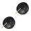 2Pièces Tambour Percussion Noir Bois Acier 6 Notes Facile À 4