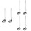 3Sets Stainless Steel Soup Spoons Set with Strainer Long Handle Silver 8