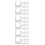 30Pcs White Plastic Motor Holder Versatile Model Parts Mount Bracket 4