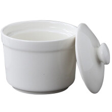 3Pcs Heat-Resistant Ceramic Soup Bowls with Lids for Steaming