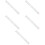 5Pcs Child Growth Chart Canvas Hanging Wall Ruler Black Decor 7