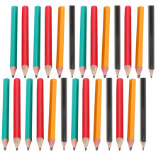 300Pcs Children Writing Pencils Short Mini Thick Light Brown Pencils