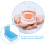 Blue Plastic Retainer Storage Holder Compact Durable 9