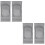 2Pcs Grey Knee Safety Pad Elastic Breathable Protector Cover 5