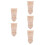 5Pcs Durable Wood Corbels Khaki Decorative Brackets for Interiors 3