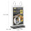 2Pcs Clear PVC Menu Holder for Tabletop Display Lightweight Sign Stand 3