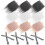 3Sets Durable Polyester Gnome Beards with Wood Beads for DIY Crafts 2