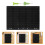 2Sets Wear-Resistant Plastic Braille Writing Board Black with Stylus 10
