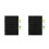 2Sets Wear-Resistant Plastic Braille Writing Board Black with Stylus 4