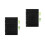 2Sets Wear-Resistant Plastic Braille Writing Board Black with Stylus 5