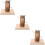 3Pièces Roue Hamster Bois Naturel Rongeurs Khaki 10