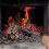 Iron Fireplace Tong with Handle Multi Color Firewood Clamp 5