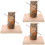 3Pièces Roue Hamster Bois Naturel Rongeurs Khaki 7