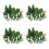 160Pcs Mixed Green Miniature Plastic Trees for Model Scenery and DIY 5