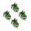 160Pcs Mixed Green Miniature Plastic Trees for Model Scenery and DIY 4