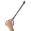 Iron Fireplace Tong with Handle Multi Color Firewood Clamp 4