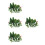 160Pcs Mixed Green Miniature Plastic Trees for Model Scenery and DIY 6